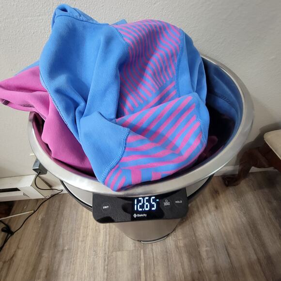 Nike Therma-Fit Colorblock Full Zip Hoodie Pink Blue Warm Fleece Active Small - Picture 12 of 12